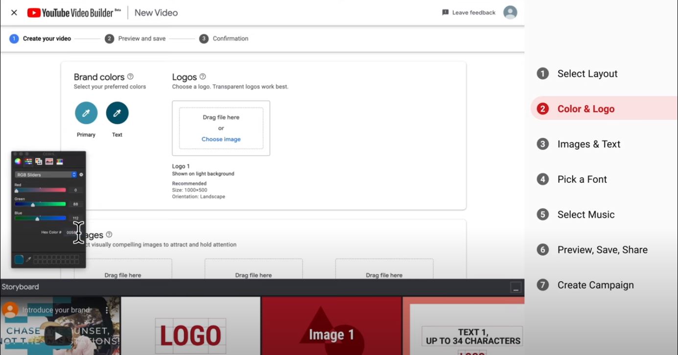 Googleがyoutube広告用の簡易動画作成ツール Youtube Video Builder のb版を提供開始 メディコム株式会社